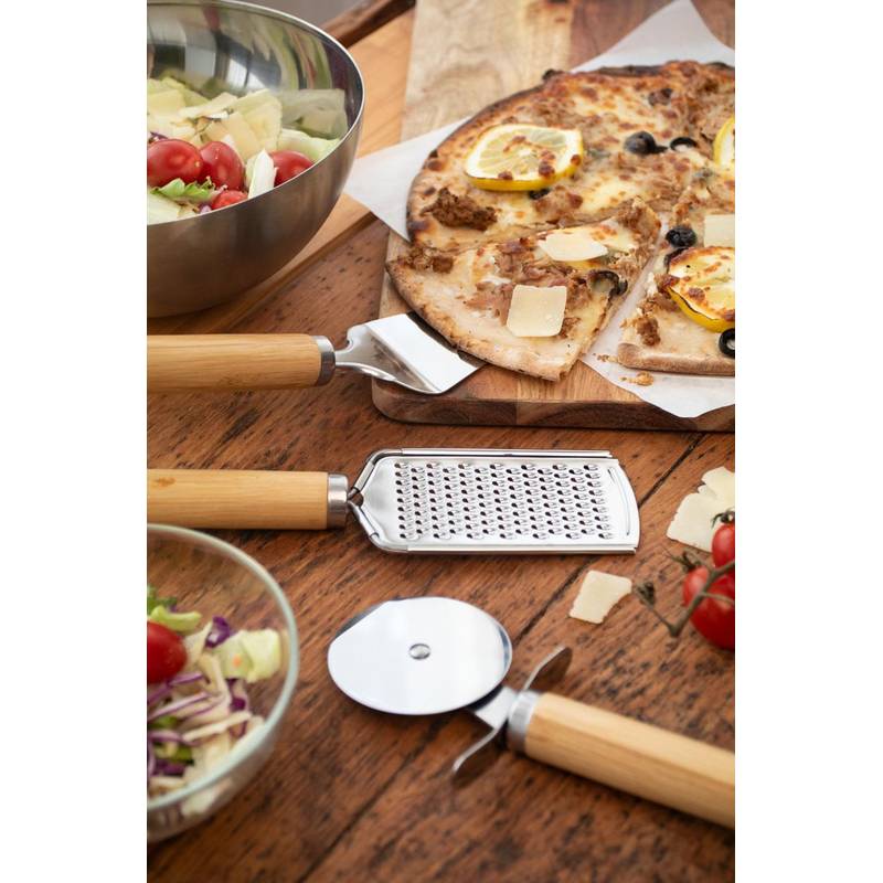 Bigaboo servírovací sada na pizzu, hnědá přírodní Bigaboo servírovací sada na pizzu, hnědá přírodní