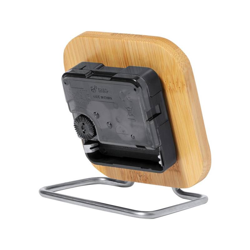 Eciko stolní hodiny, hnědá přírodní Eciko stolní hodiny, hnědá přírodní