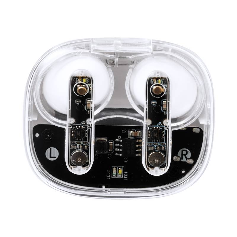 Webex priehľadné bluetooth slúchadlá, biela Webex priehľadné bluetooth slúchadlá, biela