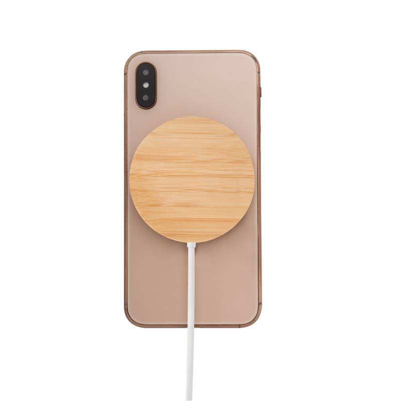 SeeMag magnetická bezdrátová nabíječka, hnědá přírodní SeeMag magnetická bezdrátová nabíječka, hnědá přírodní