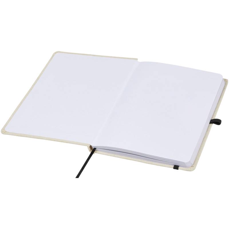 Tutico sešit s pevnou vazbou z organické bavlny, hnědá - černá Tutico sešit s pevnou vazbou z organické bavlny, hnědá - černá