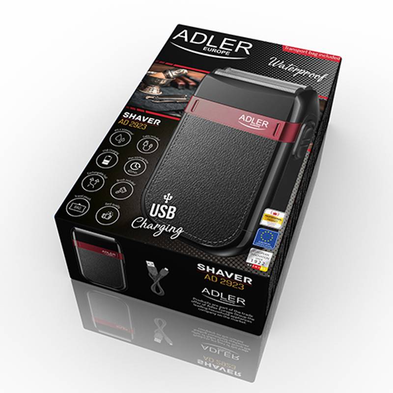 Holiaci strojček - USB nabíjanie,  ADLER  AD2923