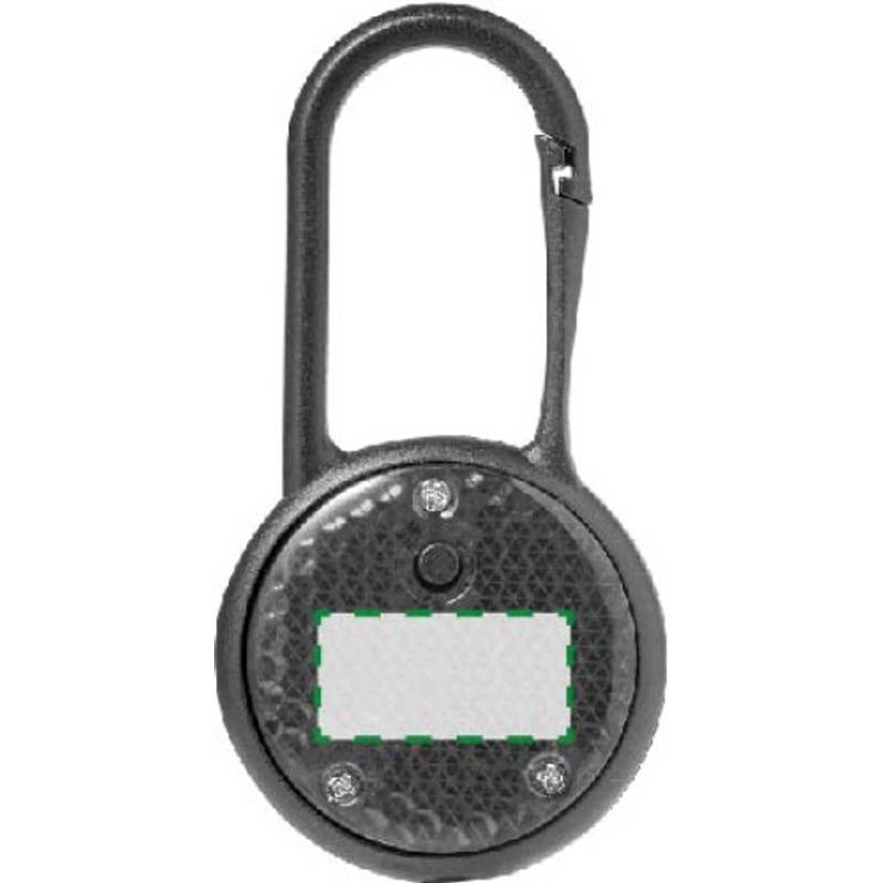 Červené svetielko s karabínou Červené svetielko s karabínou