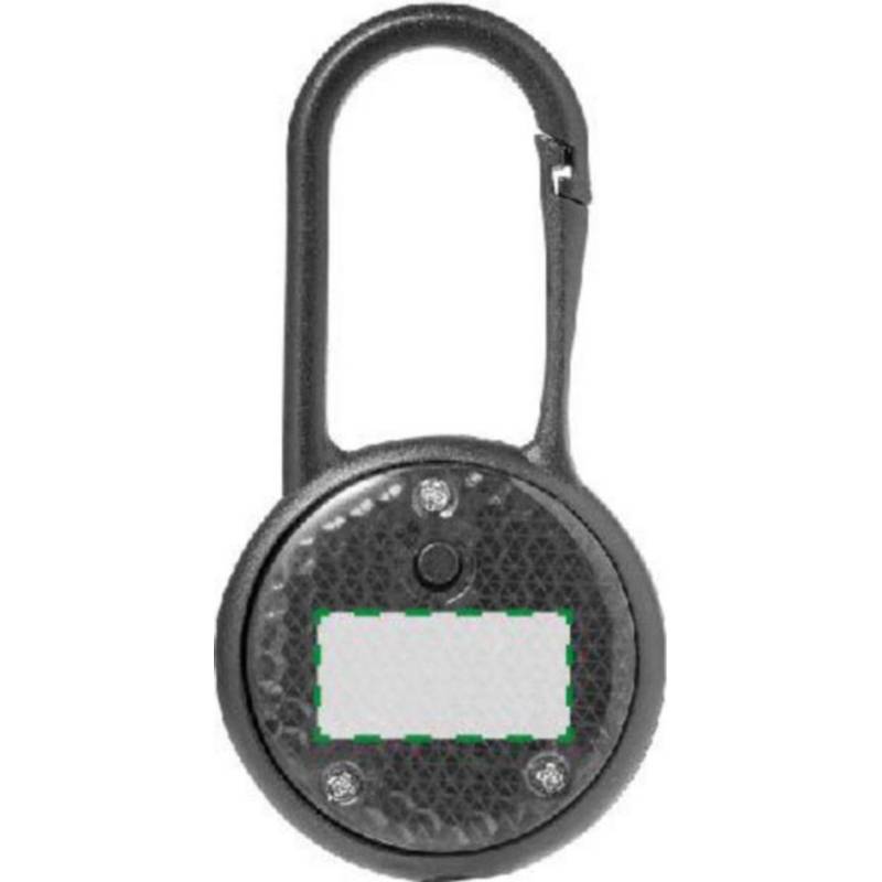 Červené svetielko s karabínou Červené svetielko s karabínou