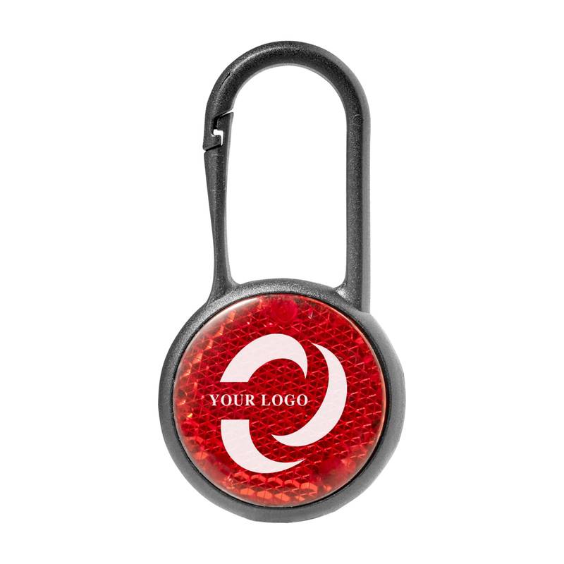 Červené svetielko s karabínou Červené svetielko s karabínou