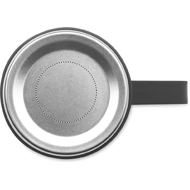 Sada lahve a hrnků, černá Sada lahve a hrnků, černá