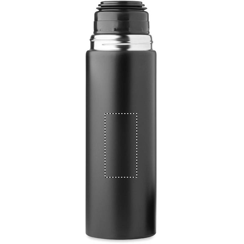 Láhev s dvojitou stěnou 420 ml, černá Láhev s dvojitou stěnou 420 ml, černá