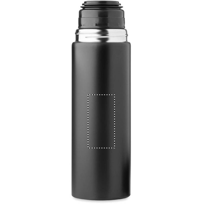 Láhev s dvojitou stěnou 420 ml, černá Láhev s dvojitou stěnou 420 ml, černá