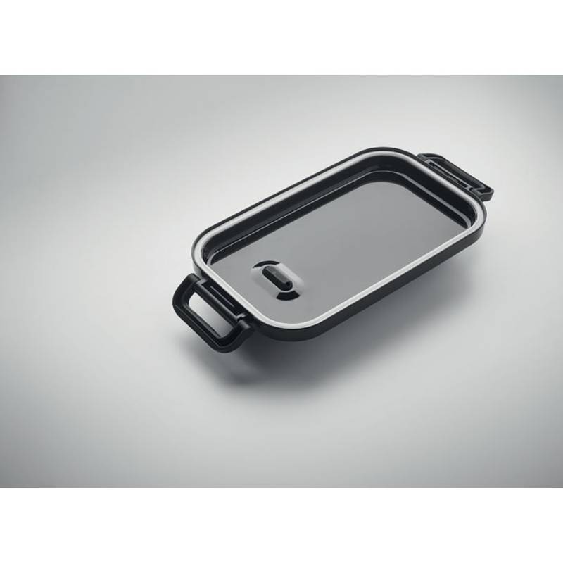 Box na oběd z recyklovaného PP, černá Box na oběd z recyklovaného PP, černá