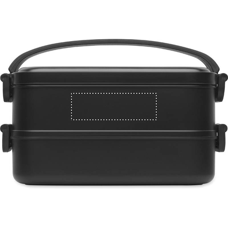 Box na oběd z recyklovaného PP, černá Box na oběd z recyklovaného PP, černá