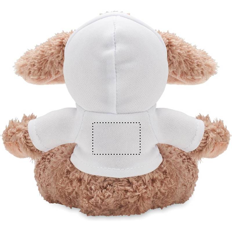 Plyšový zajíček v mikině, bílá Plyšový zajíček v mikině, bílá