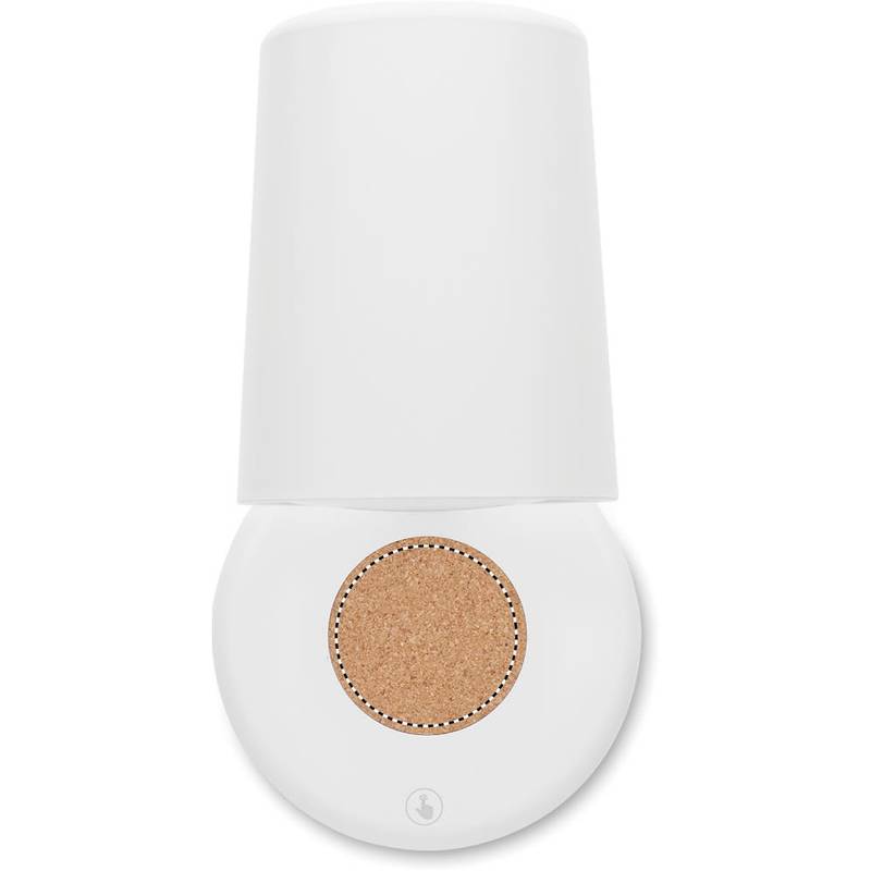 Nabíjačka, reproduktor a lampa, biela Nabíjačka, reproduktor a lampa, biela