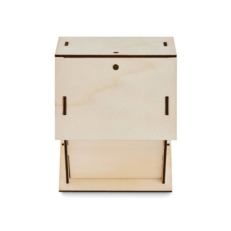 Skládací ptačí budka, hnědá wood Skládací ptačí budka, hnědá wood