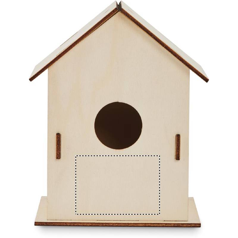 Skládací ptačí budka, hnědá wood Skládací ptačí budka, hnědá wood