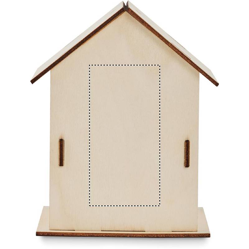 Skládací ptačí budka, hnědá wood Skládací ptačí budka, hnědá wood