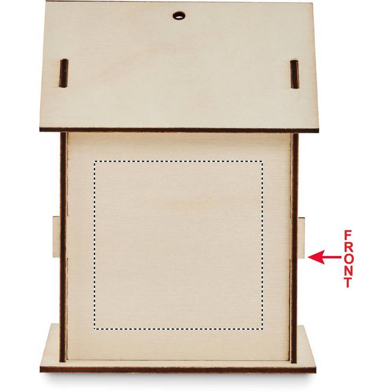 Skládací ptačí budka, hnědá wood Skládací ptačí budka, hnědá wood