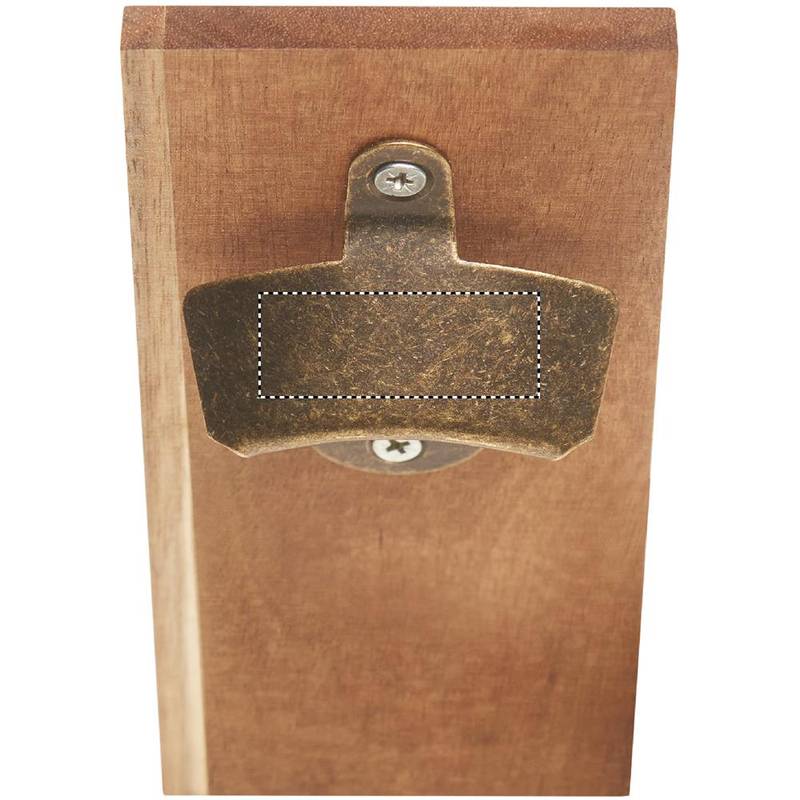 Nástěnný otvírák na lahve, hnědá wood Nástěnný otvírák na lahve, hnědá wood