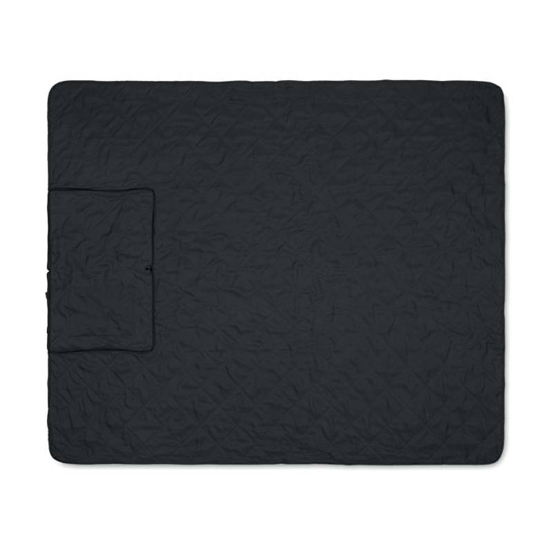 Skladacia pikniková deka, čierna Skladacia pikniková deka, čierna