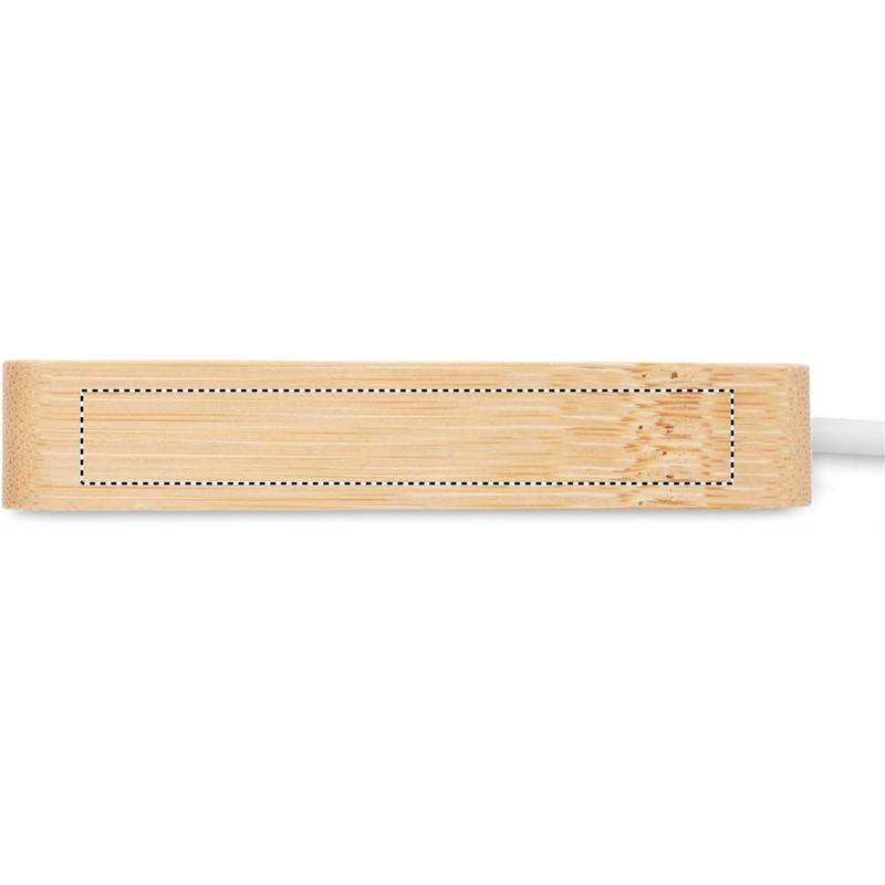 Bambusový USB rozbočovač, hnědá wood Bambusový USB rozbočovač, hnědá wood