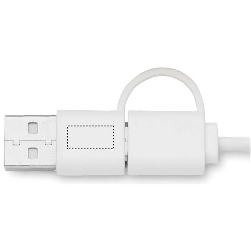 Bambusový USB rozbočovač, hnědá wood Bambusový USB rozbočovač, hnědá wood