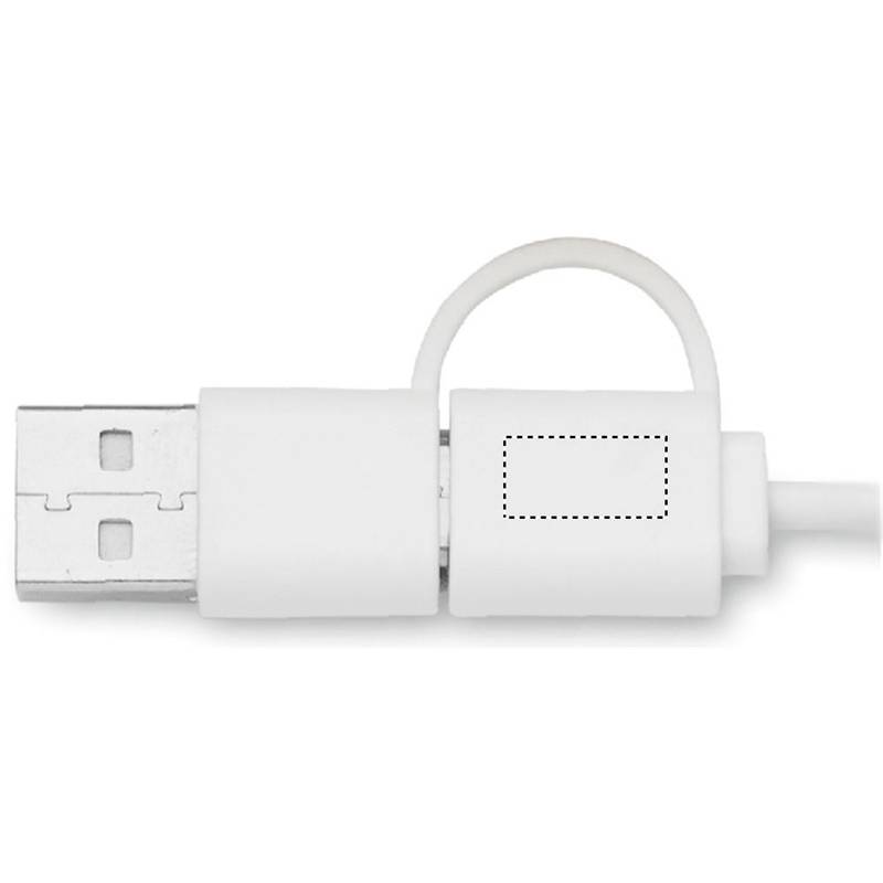 Bambusový USB rozbočovač, hnědá wood Bambusový USB rozbočovač, hnědá wood