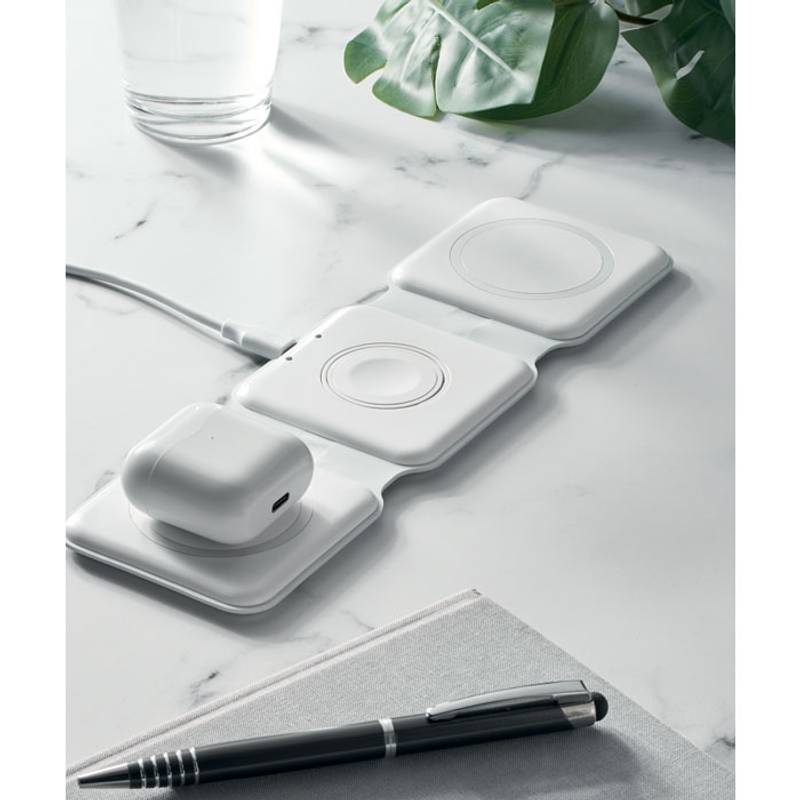 Skladacia nabíjacia stanica, biela Skladacia nabíjacia stanica, biela