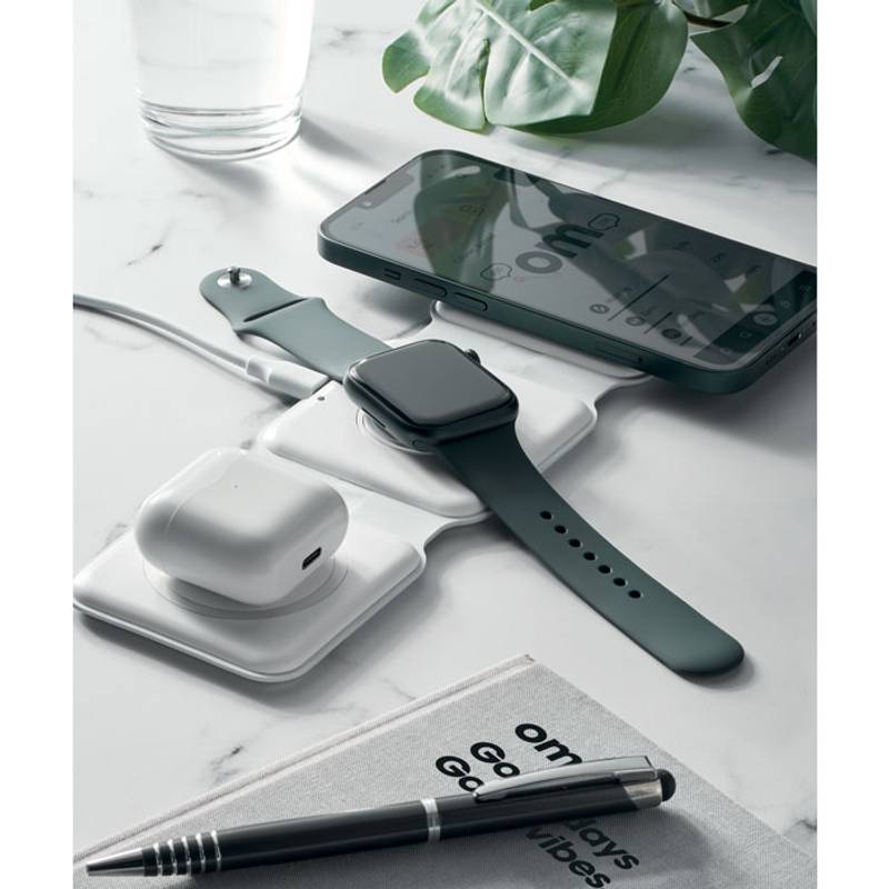 Skladacia nabíjacia stanica, biela Skladacia nabíjacia stanica, biela