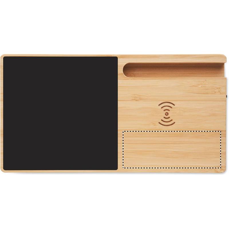 Ohřívač hrnků a nabíječka, hnědá wood Ohřívač hrnků a nabíječka, hnědá wood