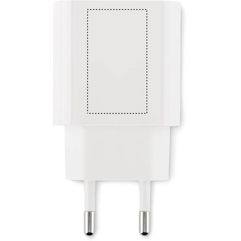 20W 2portová USB nabíječka, bílá 20W 2portová USB nabíječka, bílá