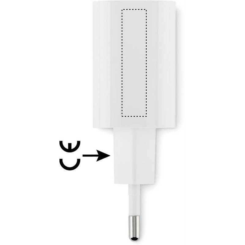 20W 2portová USB nabíječka, bílá 20W 2portová USB nabíječka, bílá
