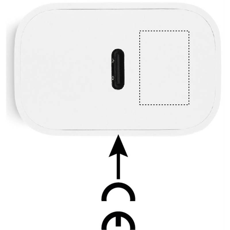 20W 2portová USB nabíječka, bílá 20W 2portová USB nabíječka, bílá