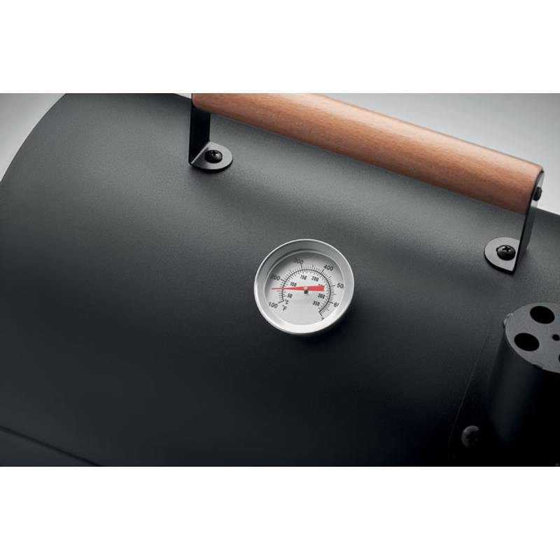 Přenosný gril s komínkem, černá Přenosný gril s komínkem, černá