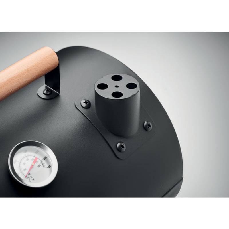 Přenosný gril s komínkem, černá Přenosný gril s komínkem, černá