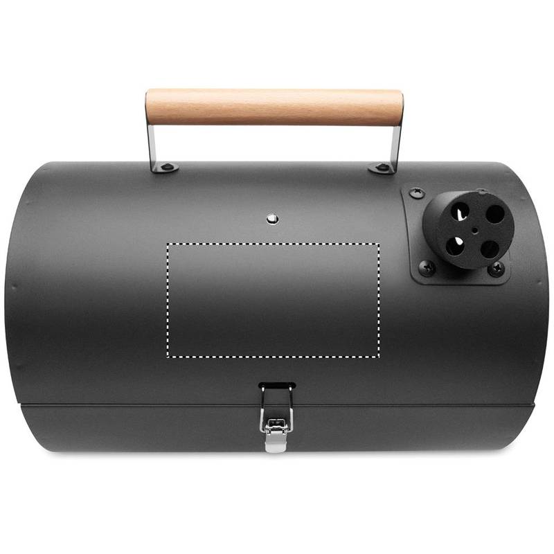 Přenosný gril s komínkem, černá Přenosný gril s komínkem, černá