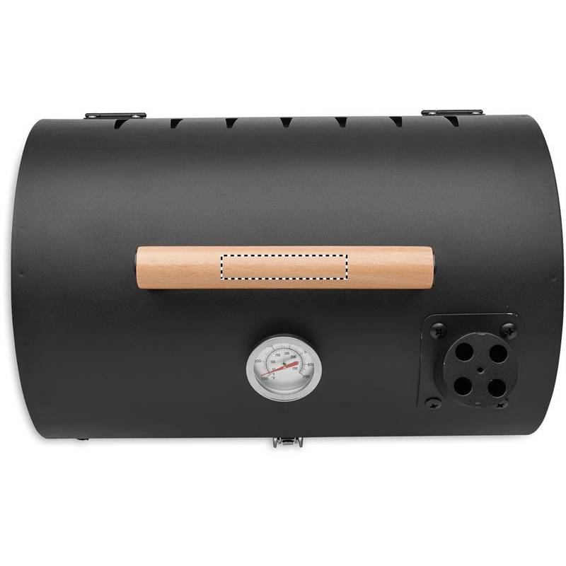 Přenosný gril s komínkem, černá Přenosný gril s komínkem, černá