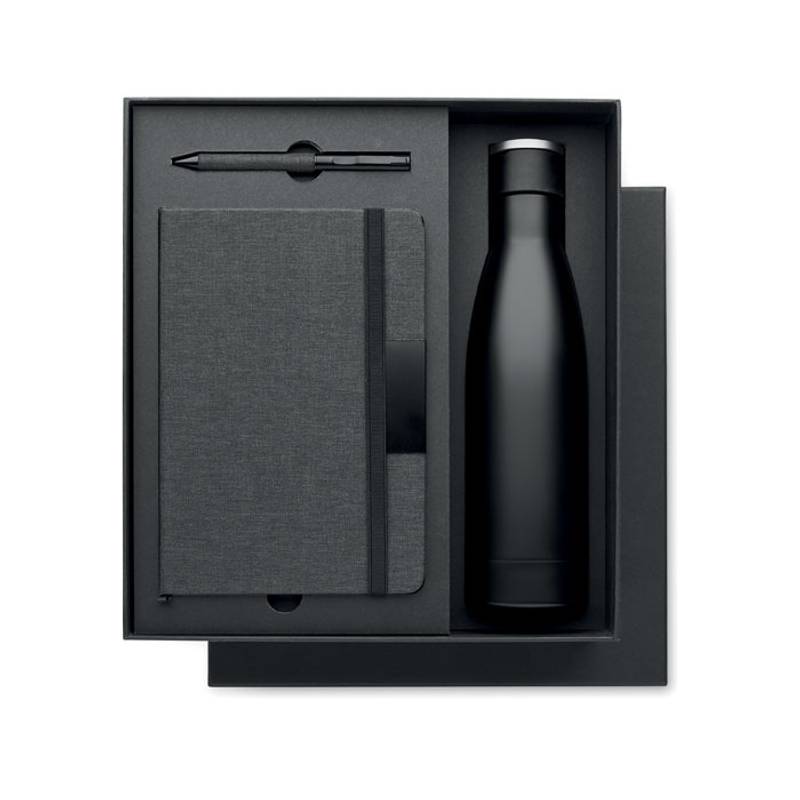 Luxusní třídílná dárková sada, černá Luxusní třídílná dárková sada, černá