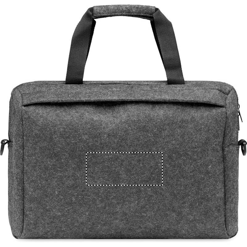 Batoh na notebook z plsti RPET, sivá tmavá Batoh na notebook z plsti RPET, sivá tmavá