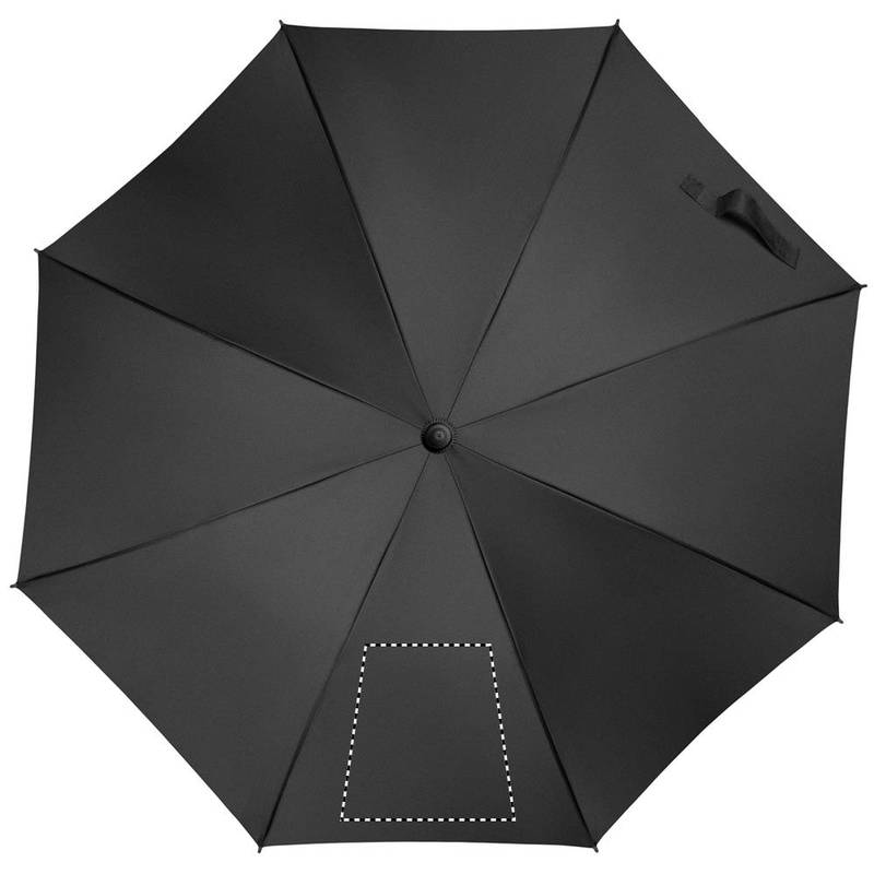 23palcový větruodolný deštník, černá 23palcový větruodolný deštník, černá