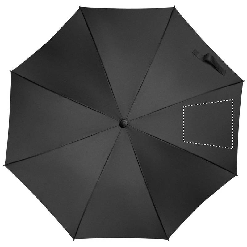 23palcový větruodolný deštník, černá 23palcový větruodolný deštník, černá