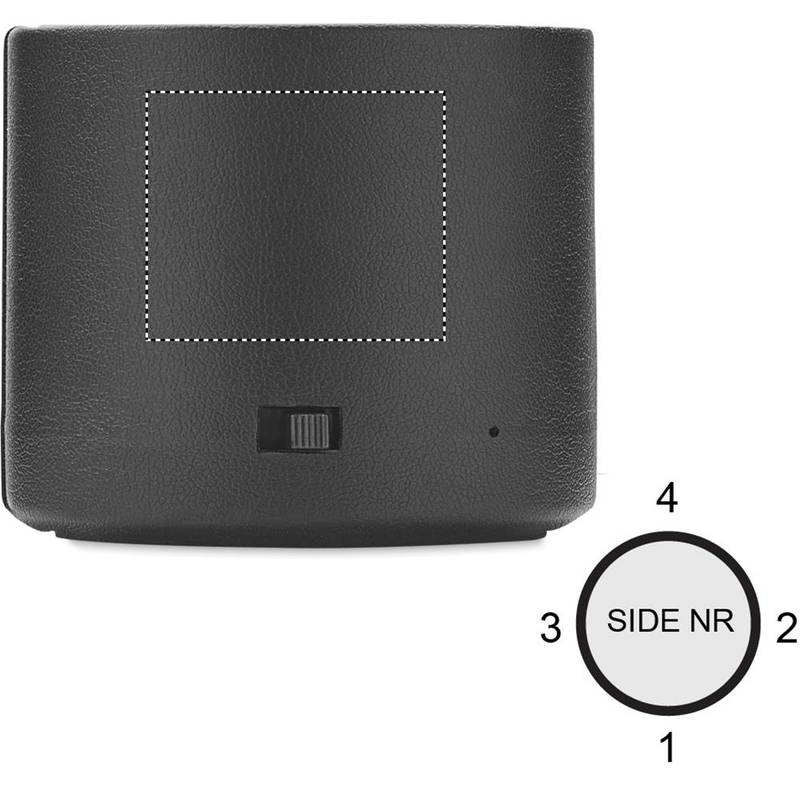 Bezdrátový reproduktor z PU, černá Bezdrátový reproduktor z PU, černá