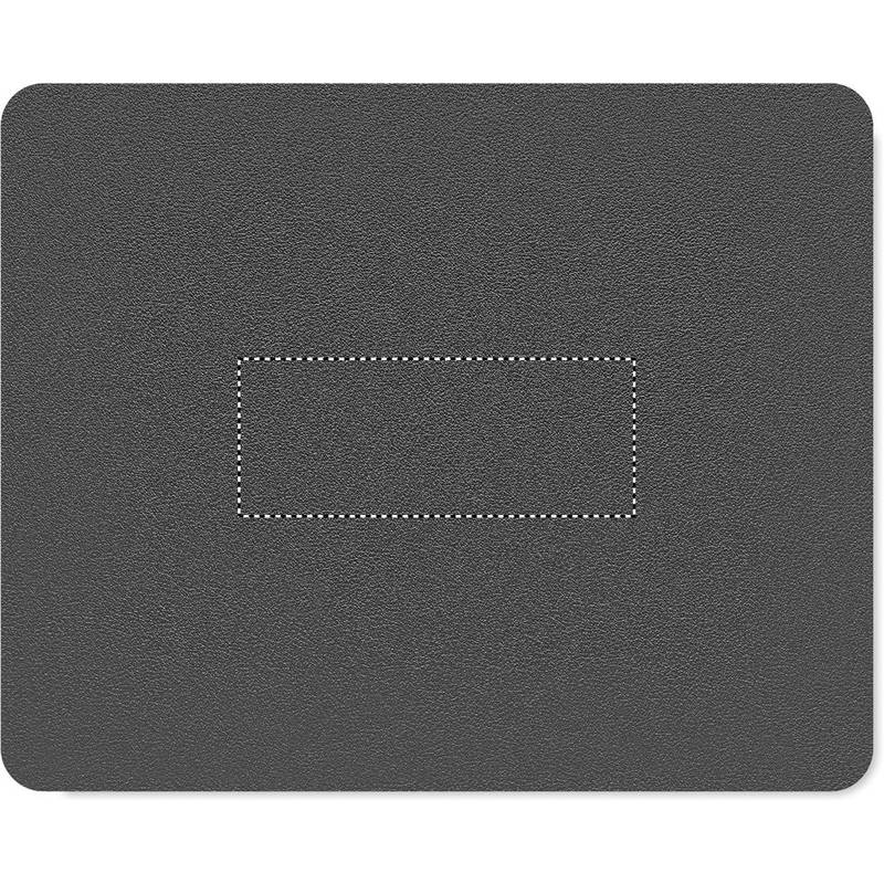 Podložka pod myš z recykl. PU, černá Podložka pod myš z recykl. PU, černá