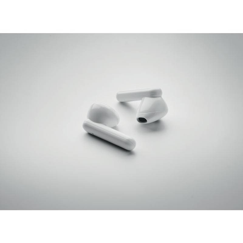 Sluchátka se solár. nabíječkou, bílá Sluchátka se solár. nabíječkou, bílá