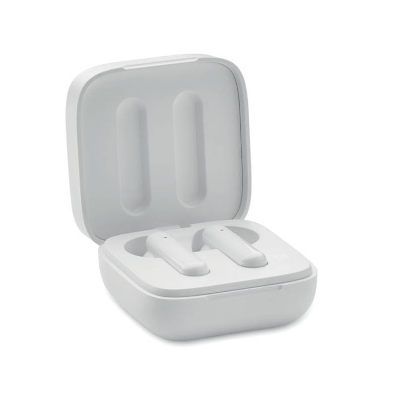 Sluchátka se solár. nabíječkou, bílá Sluchátka se solár. nabíječkou, bílá