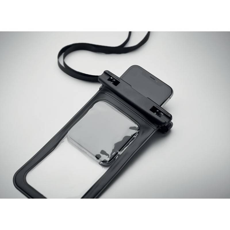 Vodotesný obal na smartfón, čierna Vodotesný obal na smartfón, čierna