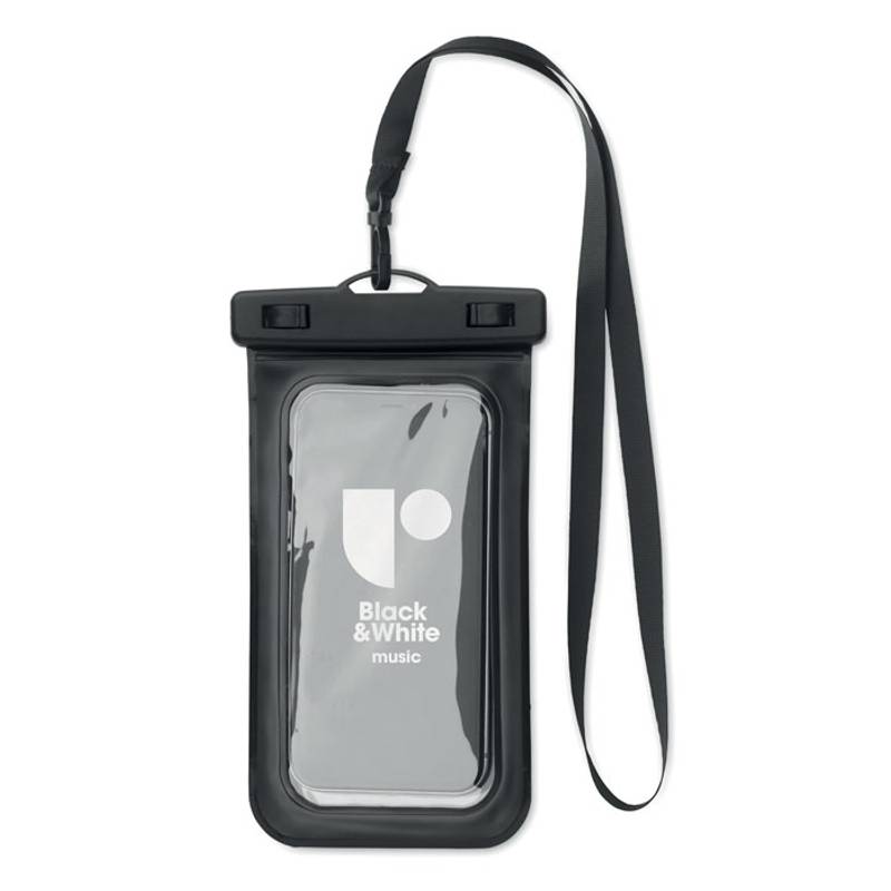 Vodotesný obal na smartfón, čierna Vodotesný obal na smartfón, čierna