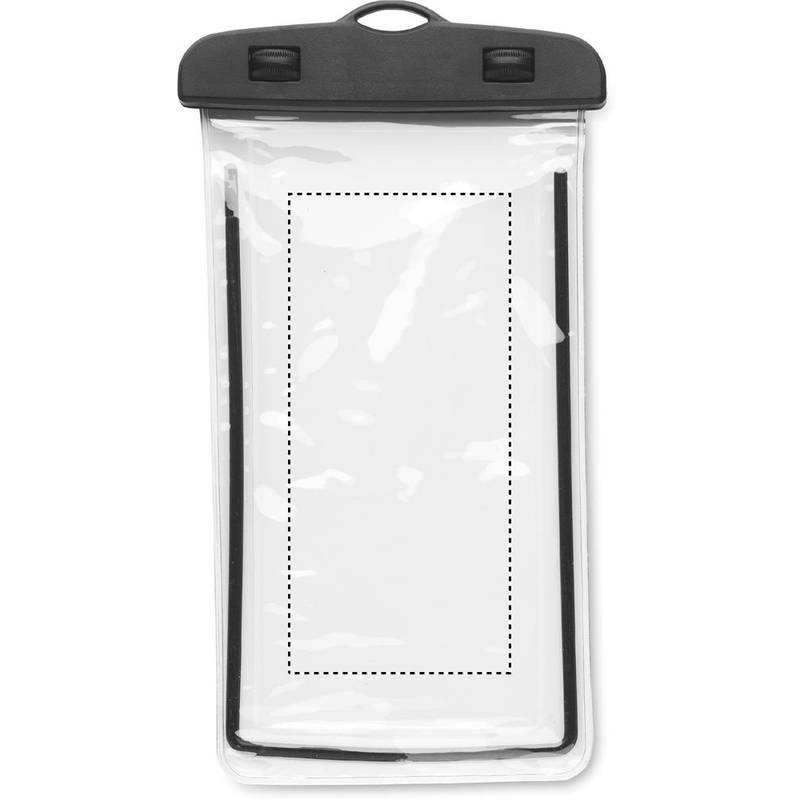 Vodotesný obal na smartfón, čierna Vodotesný obal na smartfón, čierna