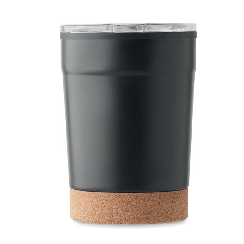 Dvoustěnný hrnek 300 ml, černá Dvoustěnný hrnek 300 ml, černá