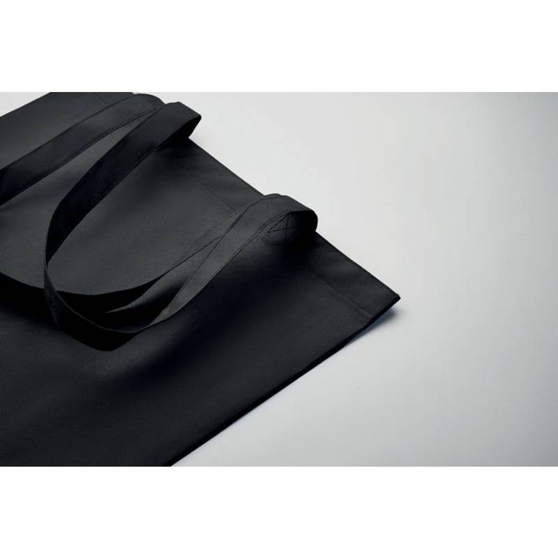 Taška z netkanej textílie RPET, čierna Taška z netkanej textílie RPET, čierna