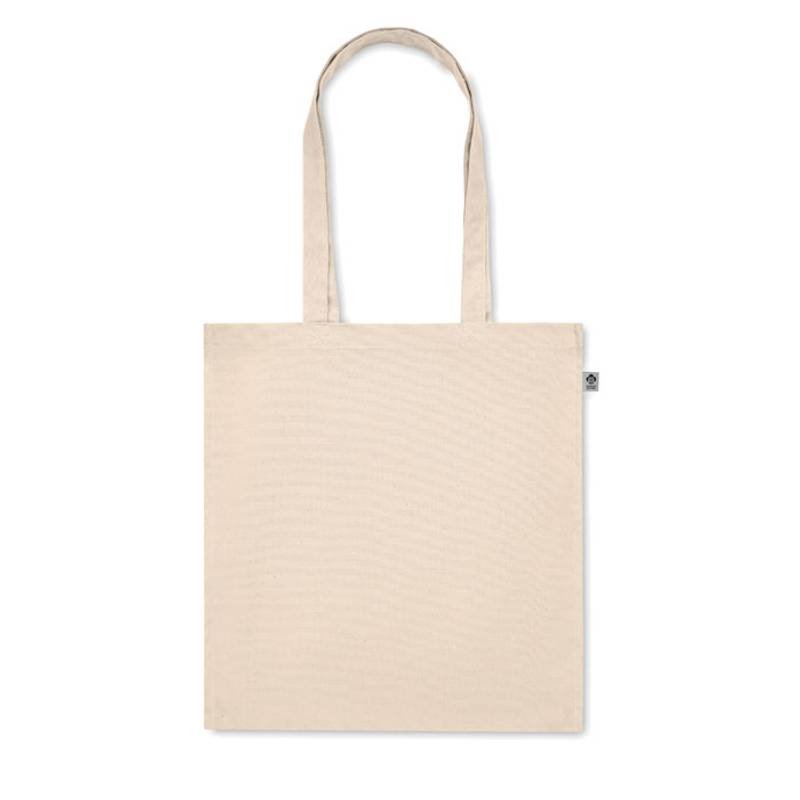 Nákupní taška z bio bavlny, hnědá beige Nákupní taška z bio bavlny, hnědá beige