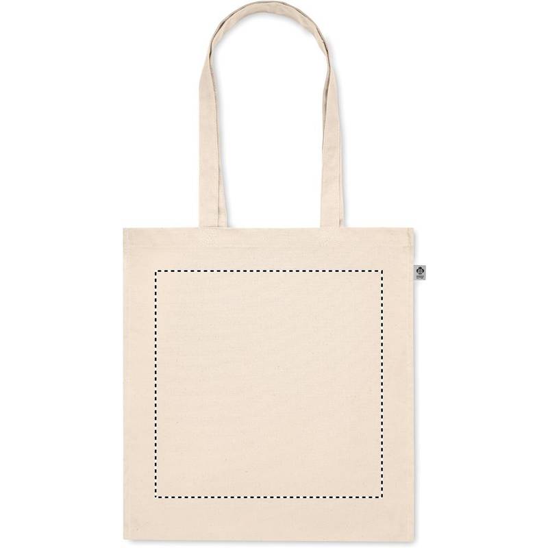 Nákupní taška z bio bavlny, hnědá beige Nákupní taška z bio bavlny, hnědá beige
